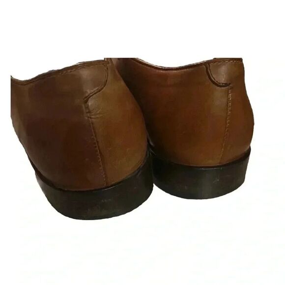 Massimo Matteo Italian Cap Toe Oxford  Brown Leather Shoes Men's Size 9.5M - Picture 4 of 8